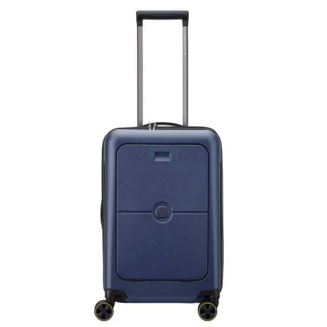Hot Delsey Turenne 2.0 Cabin Trolley S Front Pocket dark blue