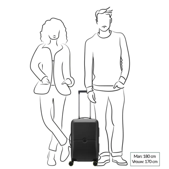 Sale Delsey Turenne 2.0 Cabin Trolley S 55/35 dark blue