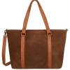 Discount DIMAGINI Nala Suede Workbag 15.6" cognac