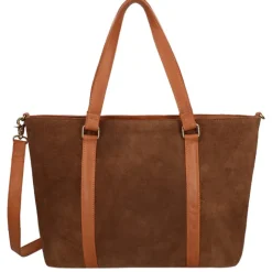 Discount DIMAGINI Nala Suede Workbag 15.6" cognac
