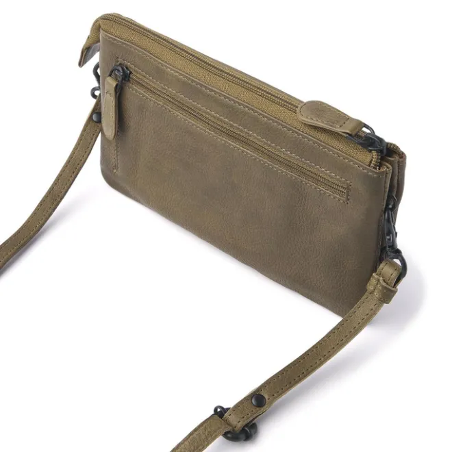 New dR Amsterdam Tampa Schoudertas / Clutch olive
