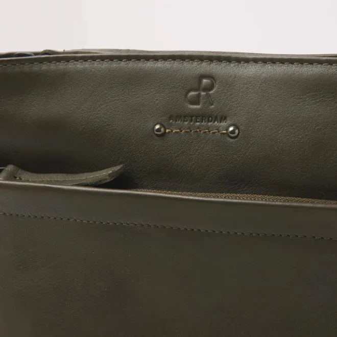 Discount dR Amsterdam Tampa Schoudertas V olive