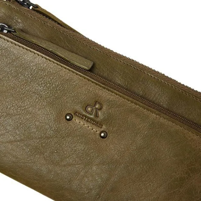 Hot dR Amsterdam Tampa Shoulderbag/Clutch olive