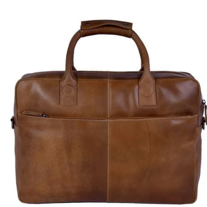 Best DSTRCT Fletcher Street Workingbag 17" cognac2