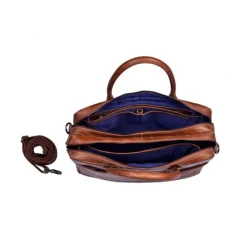 Hot DSTRCT Limited Double Zip 15'' Laptoptas cognac