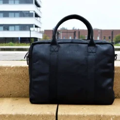 Best DSTRCT Limited Double Zip 15'' Laptoptas zwart