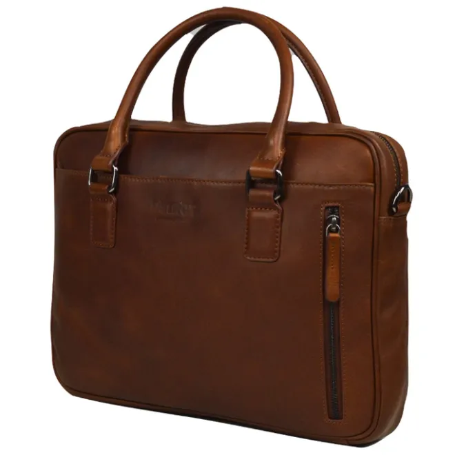 Clearance DSTRCT Premium Collection Laptopbag 14" cognac