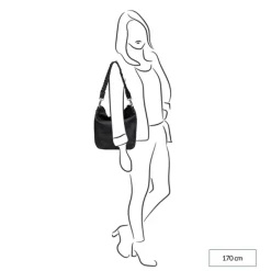 New DSTRCT Preston Park Pouch Shoulder Bag 386830 black