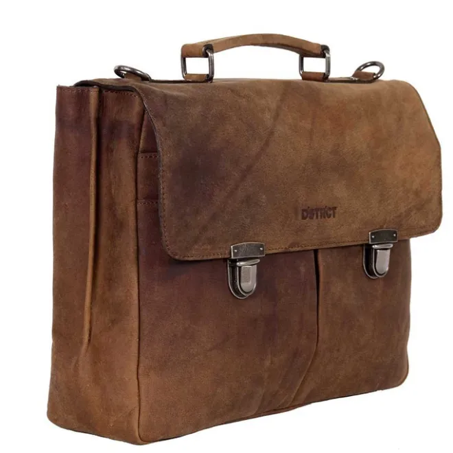 New DSTRCT Wall Street Workingbag 15" brown
