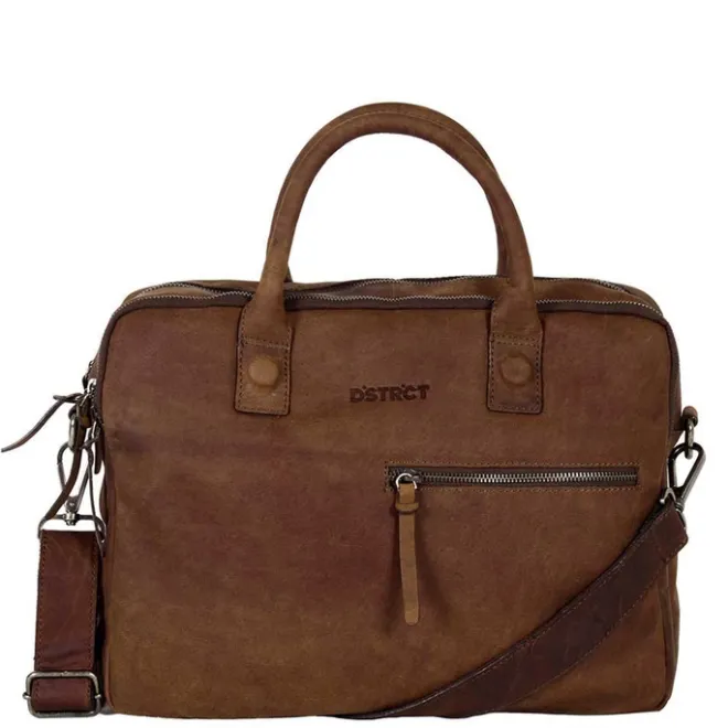 Outlet DSTRCT Wall Street Workingbag 14" brown