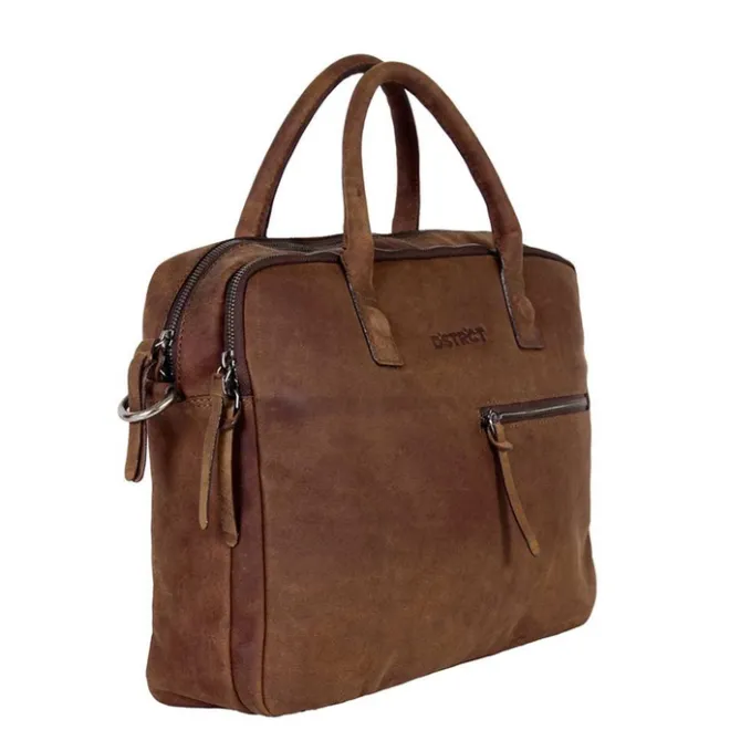 Outlet DSTRCT Wall Street Workingbag 14" brown