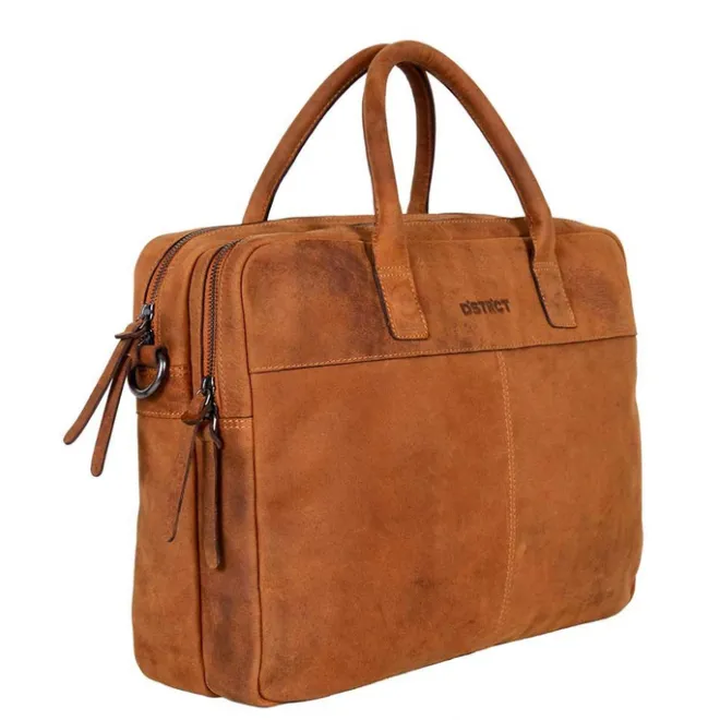 Sale DSTRCT Wall Street Workingbag 15.6" cognac