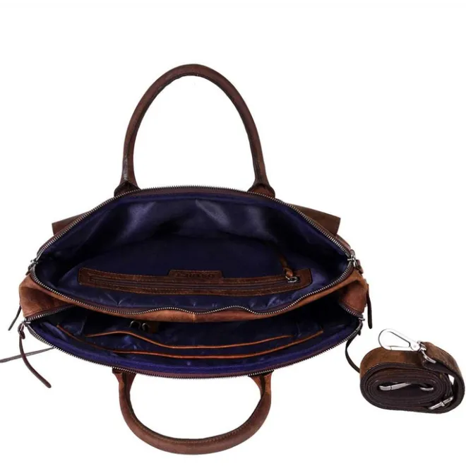 Best DSTRCT Wall Street Workingbag 17" brown