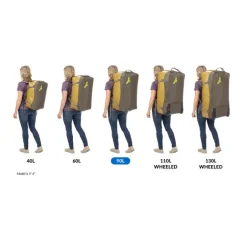 New Eagle Creek Migrate Duffel 90L field brown