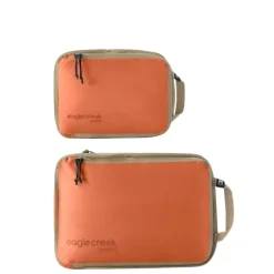 Clearance Eagle Creek Pack-It Isolate Compression Cube Set S/M mandarin