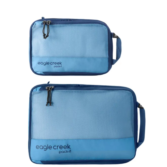 Best Eagle Creek Pack-It Reveal Compression Cube Set S/M blue dawn