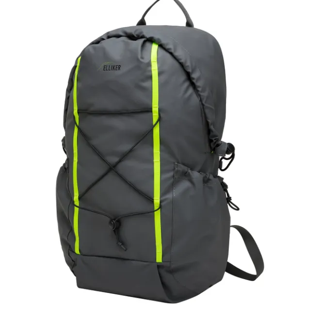 Best Elliker Kiln Hooded Zip Top Backpack 22L greyneon