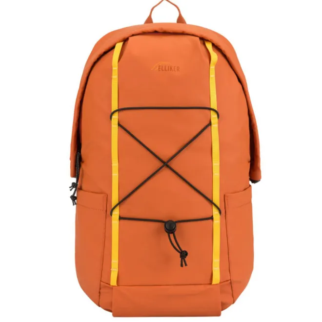 Clearance Elliker Kiln Hooded Zip Top Backpack 22L orange