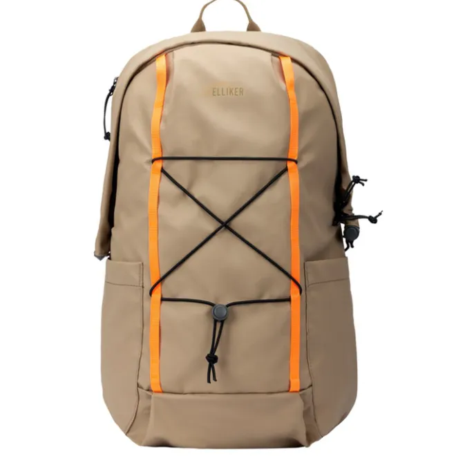 New Elliker Kiln Hooded Zip Top Backpack 22L sand