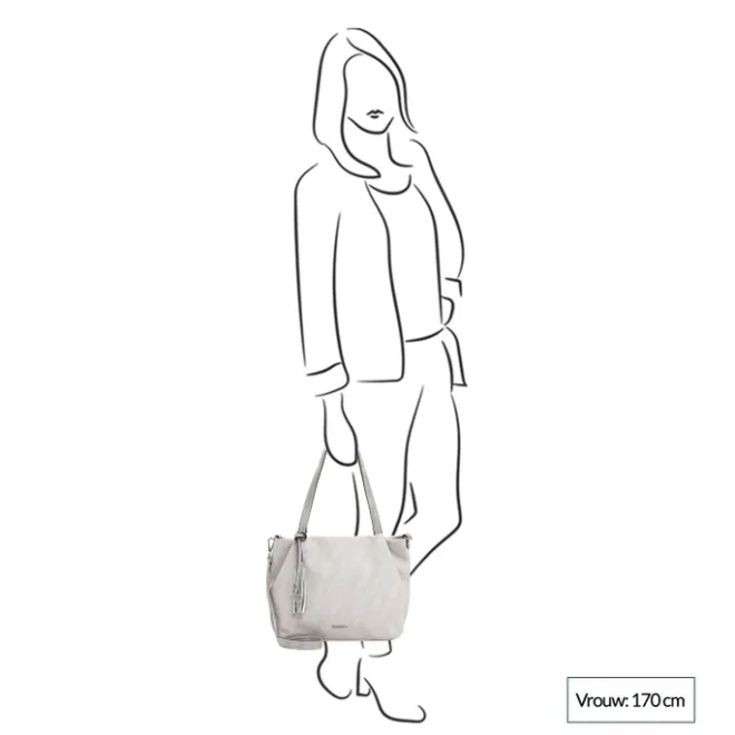 Clearance Emily & Noah Elke Cityshopper M light grey