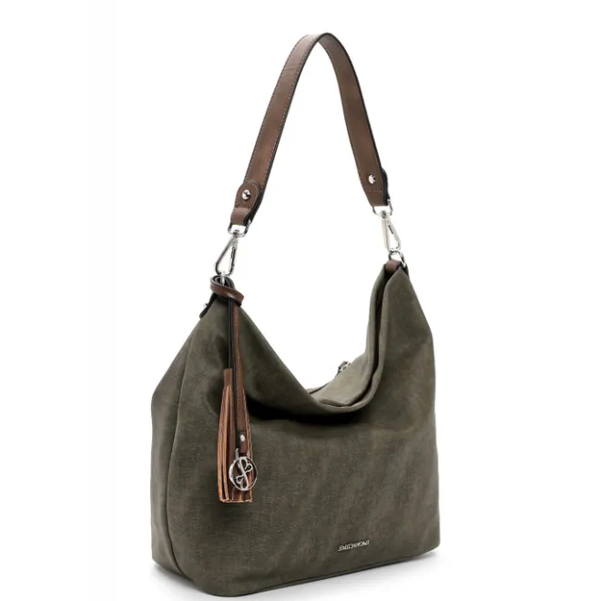 Online Emily & Noah Elke Handbag M oliv/cognac