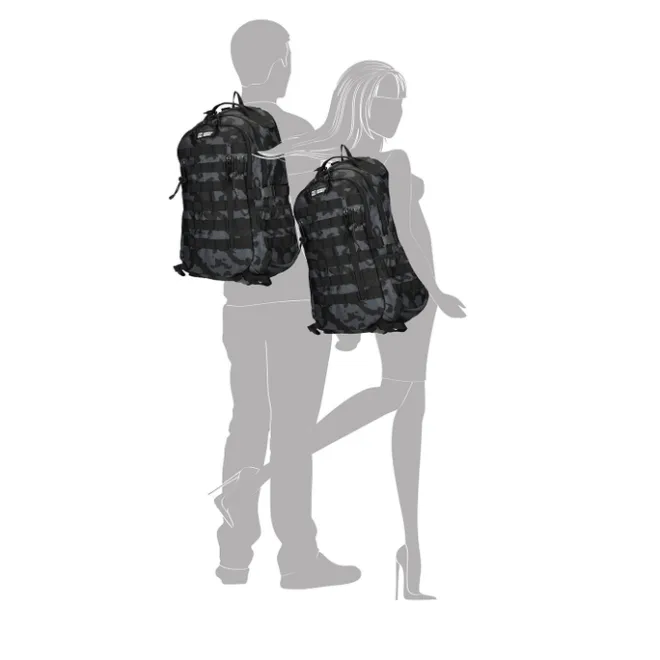 Online Enrico Benetti Arizona Laptop Backpack 17" black camouflage