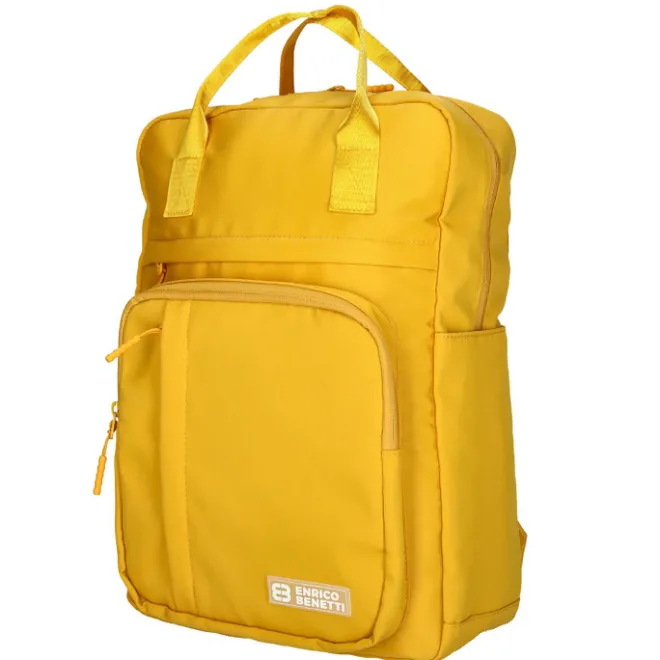 Clearance Enrico Benetti Aruba 20L Laptop Backpack 14" ochre yellow