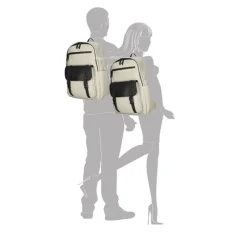 Best Enrico Benetti Glasgow Laptop Backpack 15" light taupe