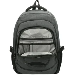 New Enrico Benetti Hamburg 17'' Laptop Backpack grey