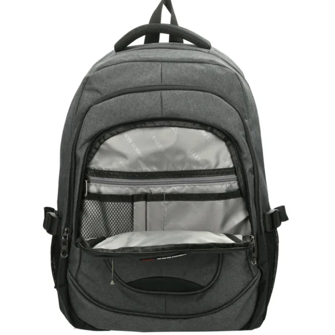 New Enrico Benetti Hamburg 17'' Laptop Backpack grey