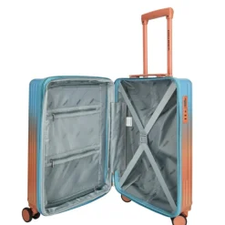 Best Enrico Benetti Havana Cabin Trolley 55 Expandable salmon