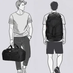 Hot Enrico Benetti Innsbruck Duffle black