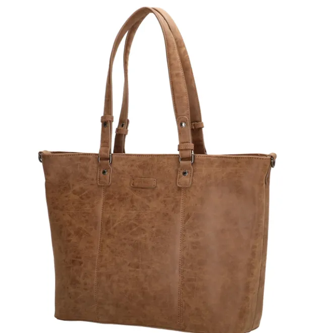 Sale Enrico Benetti Kate 15'' Laptop Shoulderbag camel