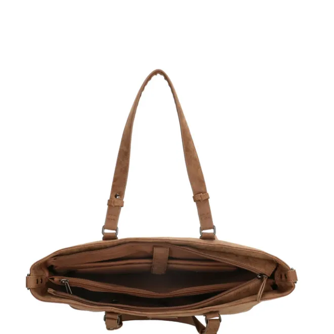 Sale Enrico Benetti Kate 15'' Laptop Shoulderbag camel