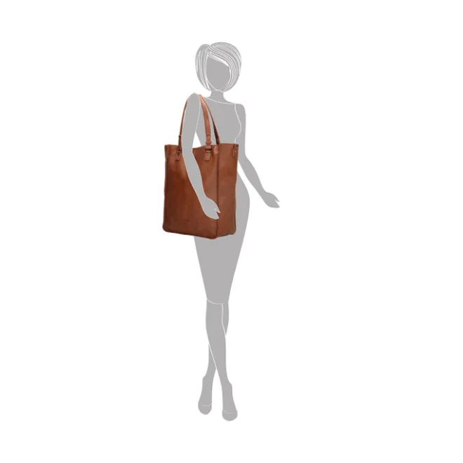 Sale Enrico Benetti Lily Shopper 15" cognac