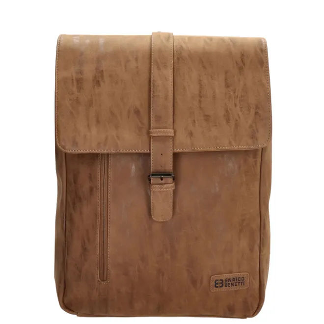 Discount Enrico Benetti Rotterdam Laptop Backpack 17" camel