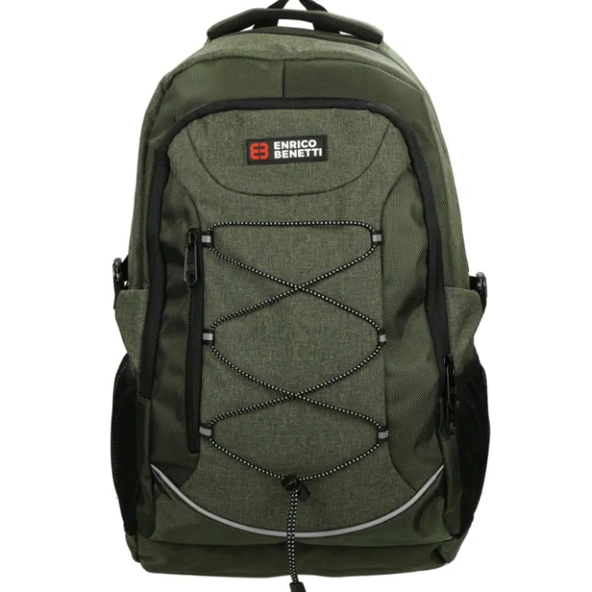 Online Enrico Benetti Yellow Stone 15'' Laptop Rugzak olijf