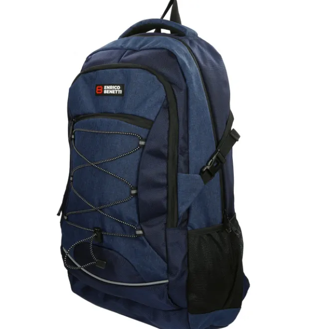 Clearance Enrico Benetti Yellow Stone 17'' Laptop Rugzak blauw