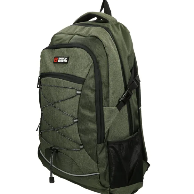 Online Enrico Benetti Yellow Stone 17'' Laptop Rugzak olijf