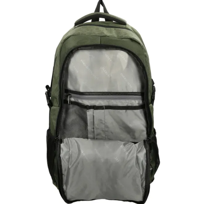 Online Enrico Benetti Yellow Stone 17'' Laptop Rugzak olijf