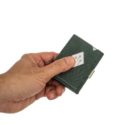 Best Exentri Leather Multi Wallet blue