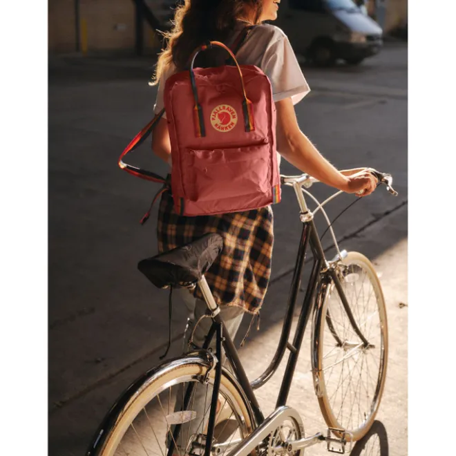 Sale Fjallraven Kanken Rainbow black-rainbow pattern