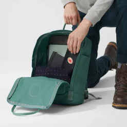 Clearance Fjallraven Kanken Rugzak sky blue-light oak