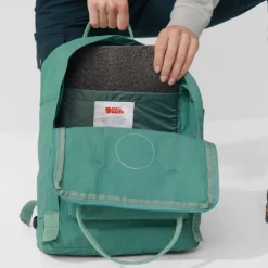 Clearance Fjallraven Kanken Rugzak sky blue-light oak