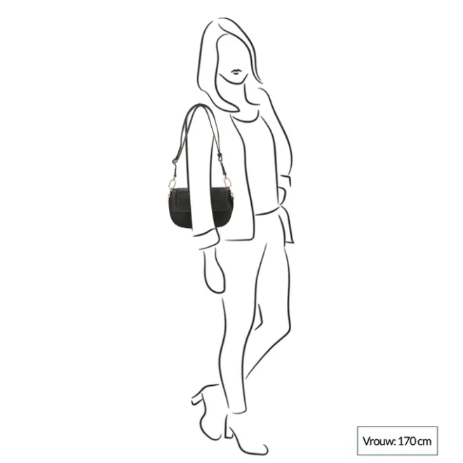 Furla Club 2 S Crossbody nero
