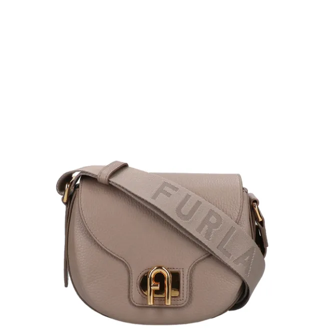 Clearance Furla Lotus Mini Crossbody stucco gray-toni stucco gray