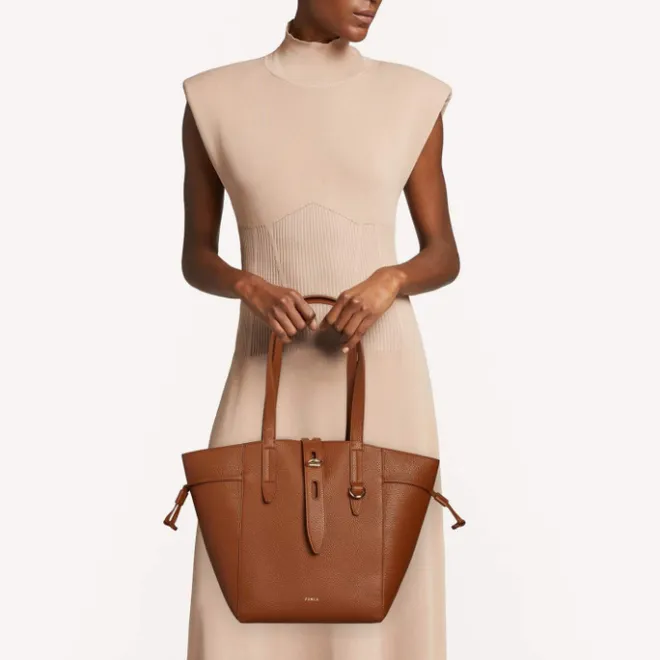 Best Furla Net M Tote cognac