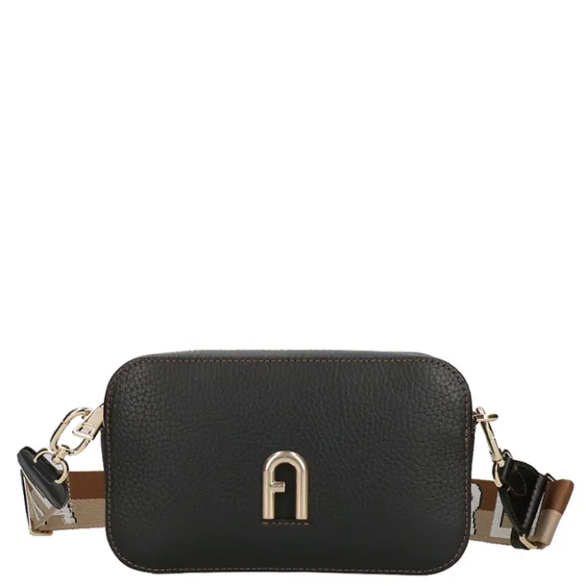 Sale Furla Primula Mini C.Body Webbing Strap nero