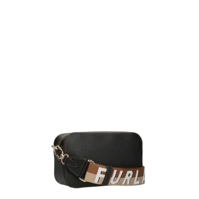Sale Furla Primula Mini C.Body Webbing Strap nero