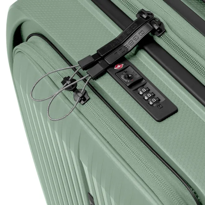 Clearance Gabol Brooklyn Cabin Trolley Front Pocket verde